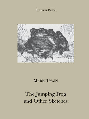 cover image of The Jumping Frog and Other Sketches